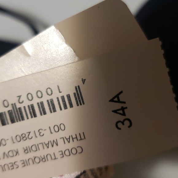 La SENZA Black Full-Coverage Bra with Adjustable Straps Body Kiss 34A NWT - Picture 3 of 6